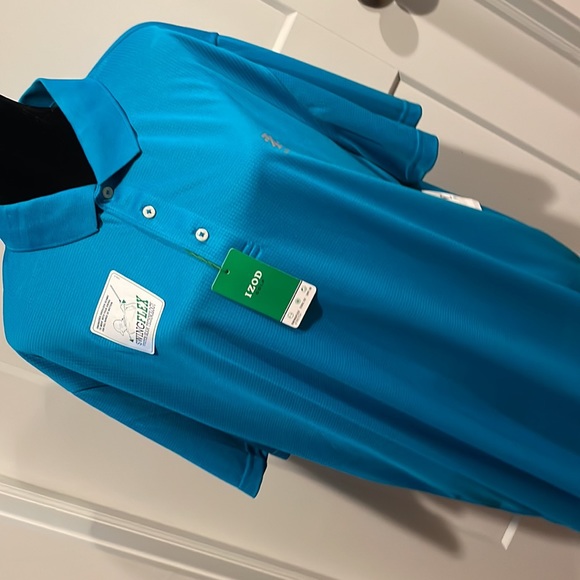 Izod Golf XXL Men’s shirt “Caribbean Sea” - Picture 2 of 4